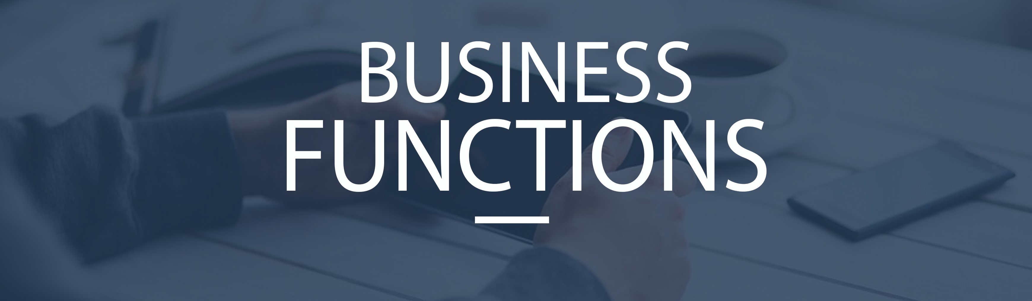 Business Functions RECAP